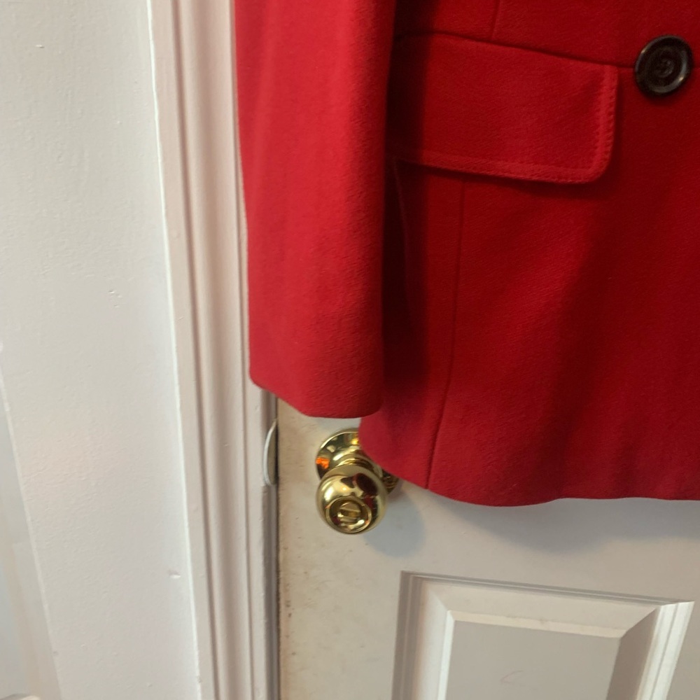Banana Republic Vibrant Red Jacket - Picture 4 of 4